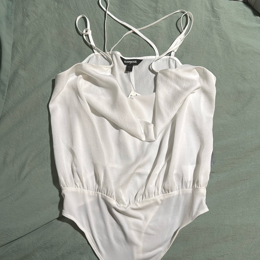 NWT Express White Bodysuit